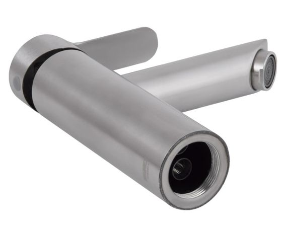 Змішувач для умивальника Brinex Pure 001F Nickel BRIPUR001FNKL | Зображення 3