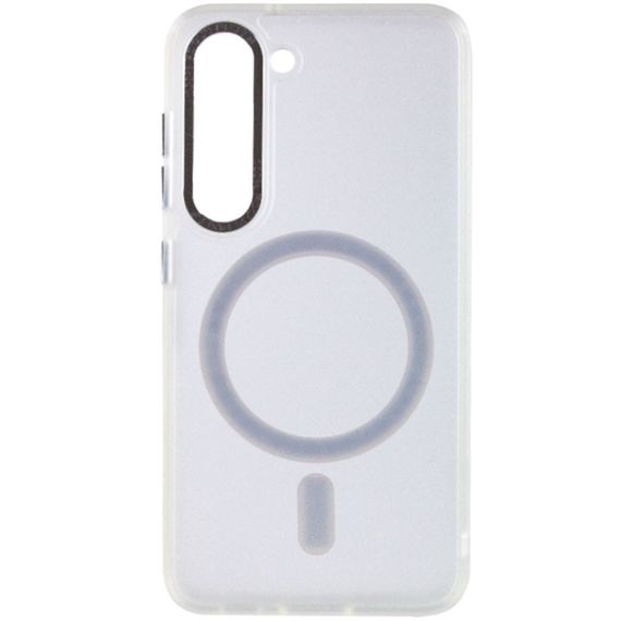 Чохол TPU Lyon frosted with MagSafe для Samsung Galaxy S23 White | Зображення 1