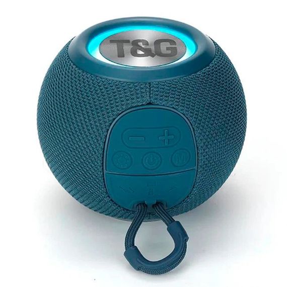 Колонка портативна Bluetooth T&G TG337 blue синя | Зображення 2
