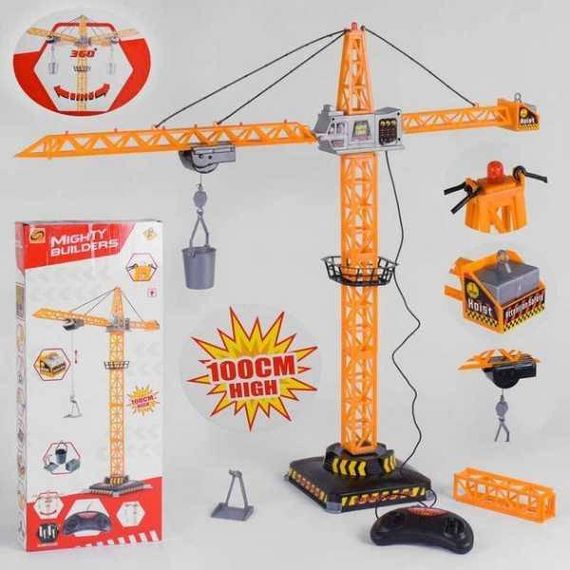 Іграшка Кран на дистанційному керуванні 100см Mighty Builders