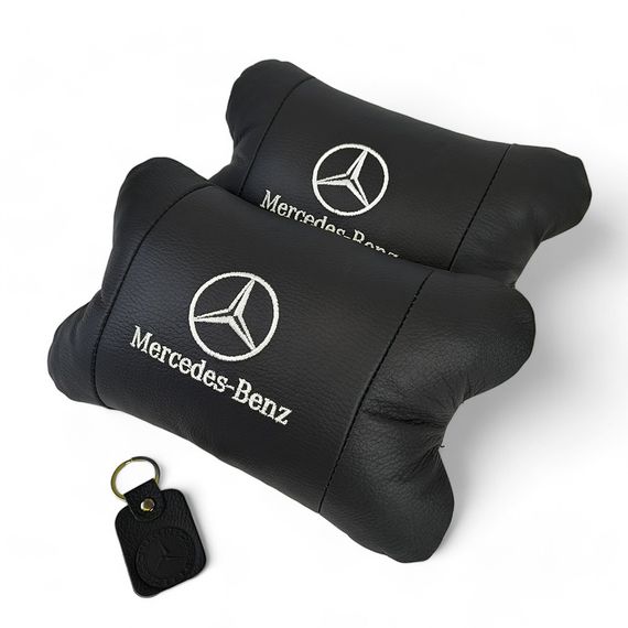 Подушка для підтримки голови Mercedes-Benz Мерседес, Подушки на крісло в авто, Авто подушка IE-634 під шию | Зображення 7