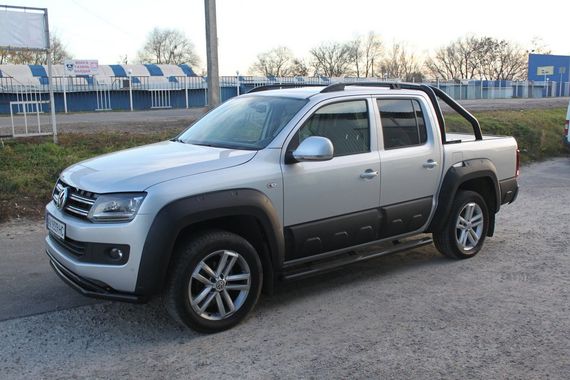 Молдинг на дверь OmsaLine (6 шт, ABS) для Volkswagen Amarok 2010-2022 гг | Зображення 5