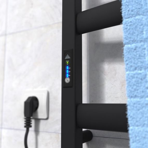 Електрична рушникосушарка Laris Зебра Атлант ЧФЧ6 500 х 700 Е (підкл. зліва) R3 | Зображення 4