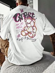 Футболка женская с принтом повседневная S Белая