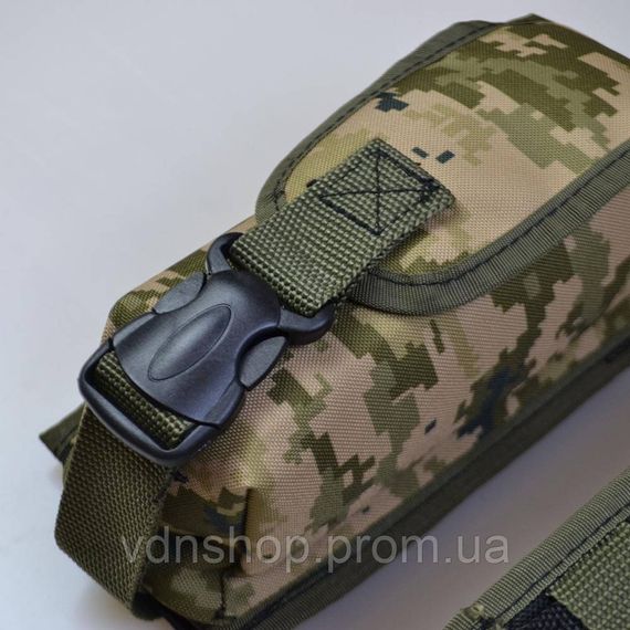 Підсумок на 2 магазини подвійний із кордури піксель MOLLE тактичний LZ-65 | Зображення 5