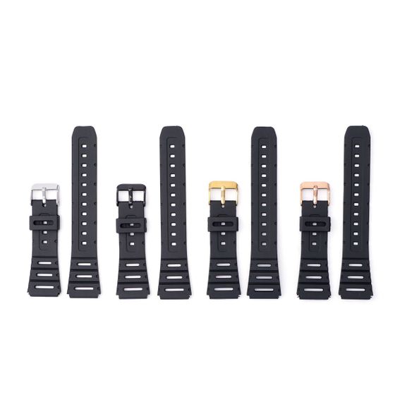 Ремешок для Casio F91W 18mm Black GD | Зображення 9