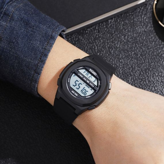 Skmei 1821BKWT Black-White | Зображення 2