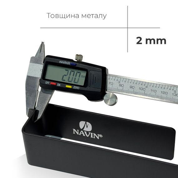 Тримач для рушників Navin 230 мм, чорний матовий | Зображення 2