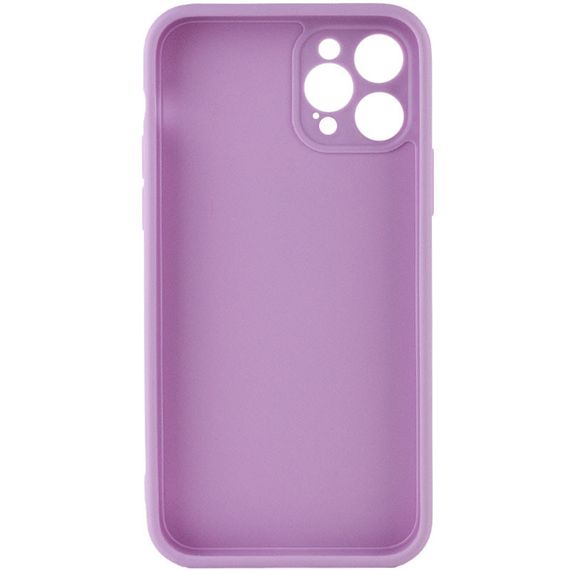 Силиконовый чехол Candy Full Camera для Apple iPhone 12 Pro Max (6.7") Сиреневый / Dasheen | Зображення 1
