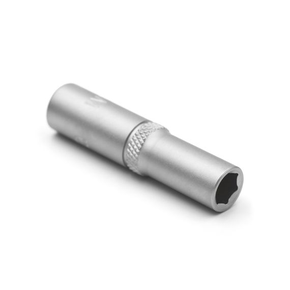 Головка торцева шестигранна, 1/4IN, подовжена, SW7, RED STRIPE