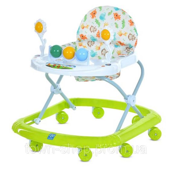 Детские Ходунки M 5033-1(Green) с музыкой, колеса 8 шт
