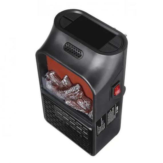 Портативный тепловентилятор для обогрева Flame Heater 1000 Вт, Электрический обогреватель для офиса OX-68