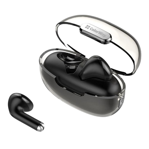 Навушники бездротові ColorWay slim Earbuds CW-TWS2BK чорний | Зображення 4