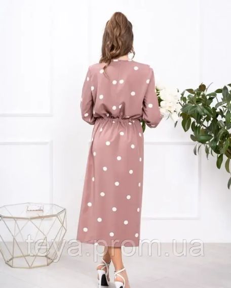 Плаття для жінок колір бежевий розмір L FI_006979 | Зображення 2