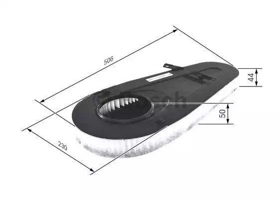 Фільтр повітряний BMW 5, BOSCH (F026400365) | Зображення 4