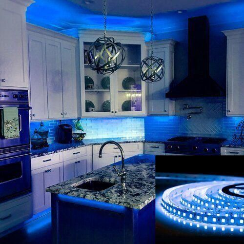 Світлодіодна стрічка OEM ST-12-2835-120-B-20 синя, негерметична, 1м | Зображення 1