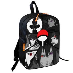 Рюкзак школьный детский  Наруто Акуцуки,Саске, Итачи, Учиха, "Naruto" 36х27 см  для мальчика (00821)