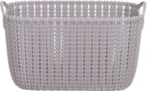 Корзина для хранения Curver (Курвер) Knit 19 л (03670) Светло-серый | Зображення 2