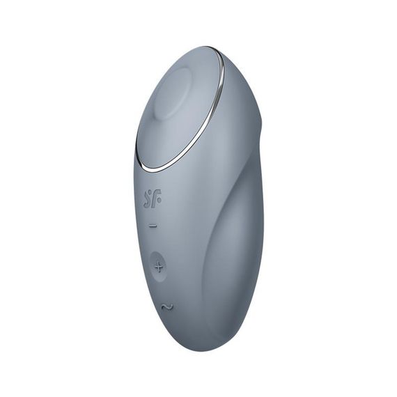 Клиторальный стимулятор - Satisfyer Tap & Climax 1 Bluegrey Sex Aura | Зображення 3