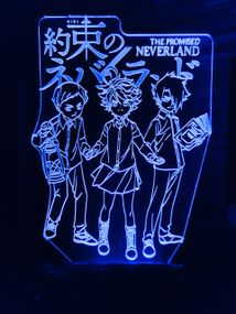 Акриловый светильник-ночник Обещанный Неверленд синий tty-n000933