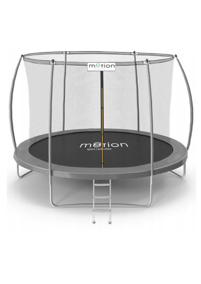 Батут Jumi Motion Sport Line Premium 10ft (305см) з внутрішньою сіткою сірий | Зображення 2