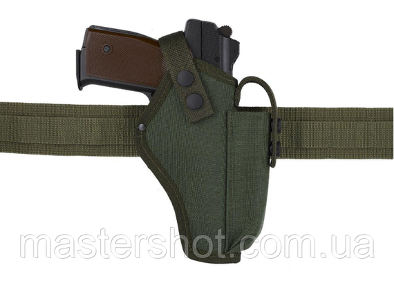 Кобура АПС Автоматичний пістолет Стечкіна з чохлом під магазин олива MS | Зображення 3