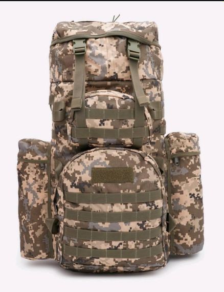 Тактичний Рюкзак 80 литрів Cordura 1000D піксель