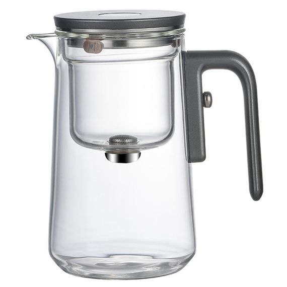 Чайник для заварювання TeaPot D-11 Fangyuan 800ml Gray handle