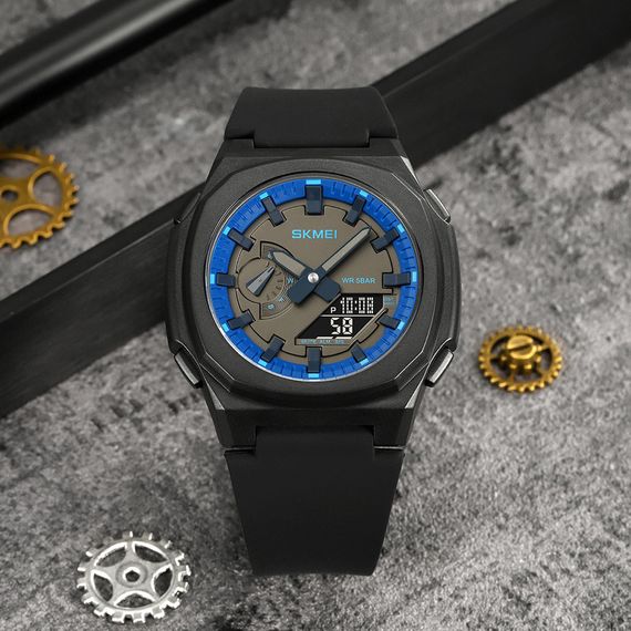 Годинник S2kmei 2091BKBUBK Black-Blue-Black SALE | Зображення 3