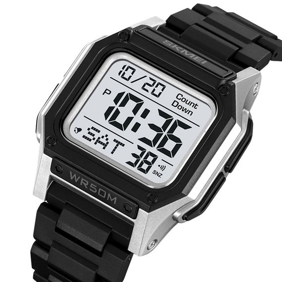 Skmei 2264BKSIWT Black-Silver-White | Зображення 2