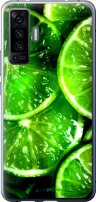Чохол на Vivo X50 Зелені часточки лимона "852u-1955-2448"