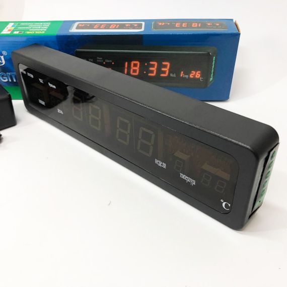 Настільний годинник для дому, Настільний годинник led на батарейках Світлодіодне табло LS-87 | Зображення 3