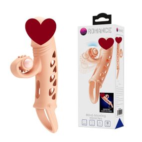 Насадка с вибрацией ROMANCE - Penis sleeve Flesh, MC59 sexstyle