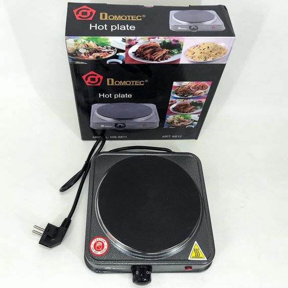 Портативная переносная плита DOMOTEC MS-5811 1500 Вт, Дисковая плита для дома, XV-655 Комфорочная электроплита