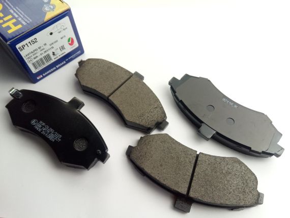 Колодки передні гальмівні Cerato 14", Hi-Q (SP1152) (58101-2DA31)
