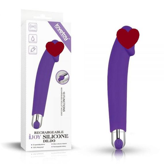 Эффективный вибромассажер Rechargeable IJOY Silicone Dildo sexstyle
