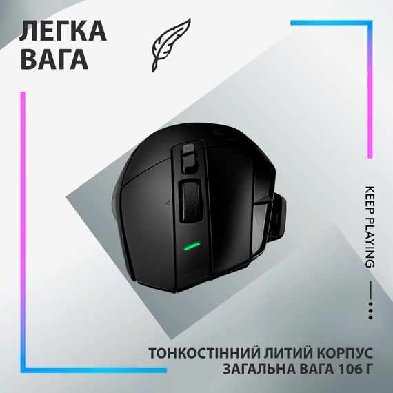 Мишка Logitech G502 X Plus Wireless Black (910-006162) | Зображення 7