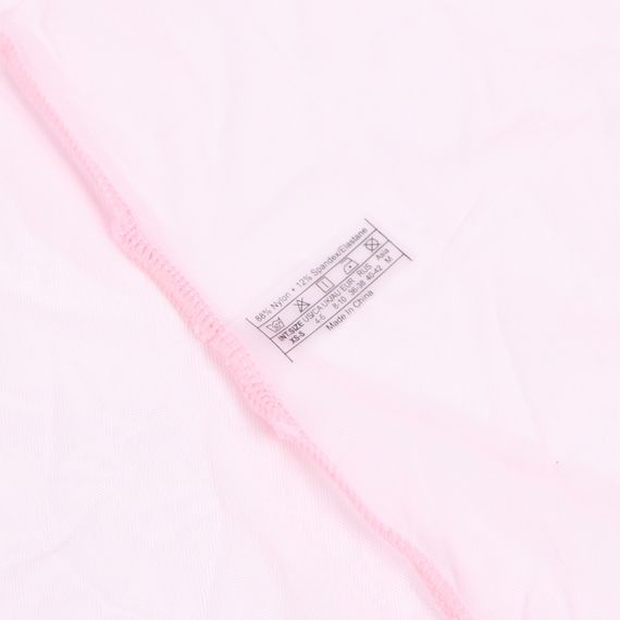 Халатик напівпрозорий Star Night з імітацією хутра та поясом, рожевий, M-L sexstyle | Зображення 9