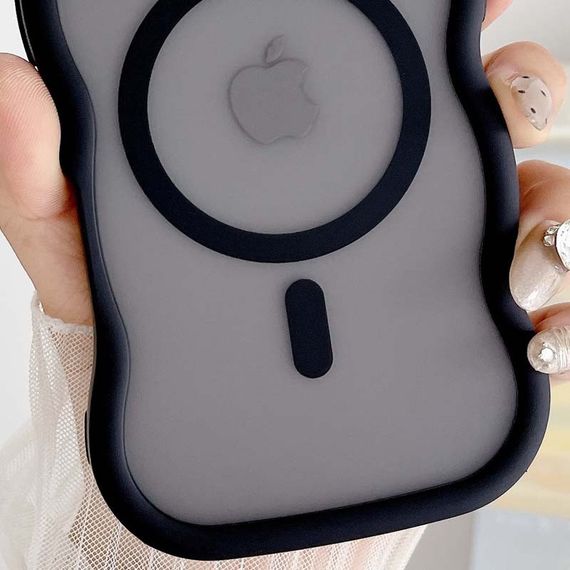 Чохол TPU+PC Undine with MagSafe для Apple iPhone 16 (6.1") Black | Зображення 1