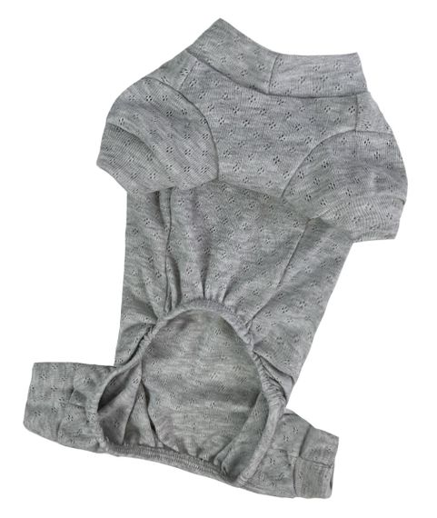 Костюм перфорований сірий D-192 | Зображення 1