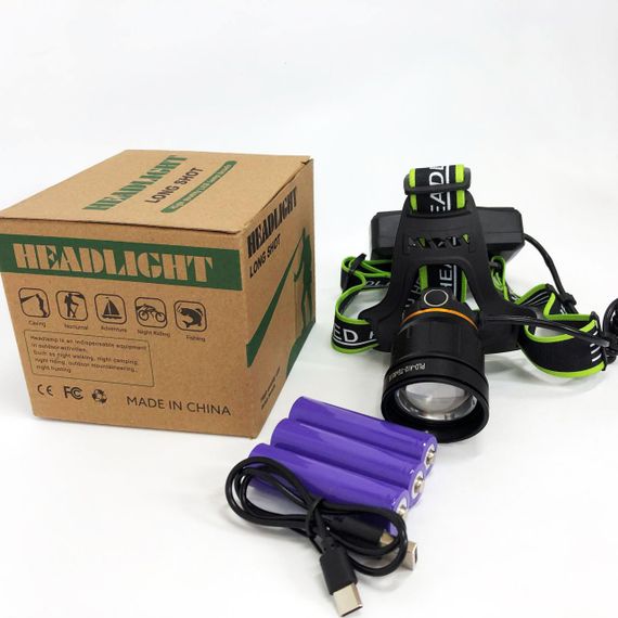 Ліхтарик налобний PLD-A12-2PM10-2TG (WHITE+UV), Ліхтар акумуляторний для риболовлі, Ліхтарик налобний потужний | Зображення 6