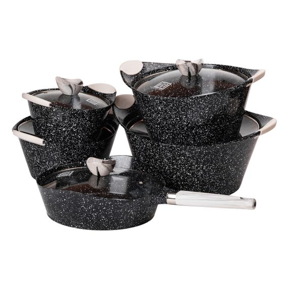 Набор посуды из 5 предметов, алюминий, толстое дно MGC HP-4-409