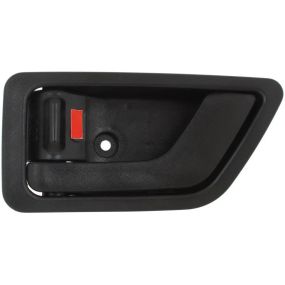 Hyundai Getz (02-10) ручка дверей, внутрішня чорна ліва, передня = задня, Хюндай Гетц