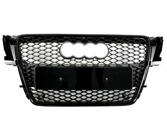 Передня решітка RS-style (2007-2011, чорна) для Ауди A5 рр | Зображення 2
