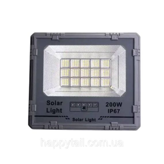 Уличный LED фонарь на солнечной батарее 200 Вт 225 LED прожектор с датчиком движения и пультом | Зображення 7