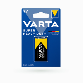 Батарейка сольова V9 (бл-1шт) VARTA Super Heavy Duty