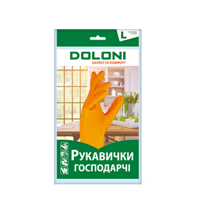 Рукавички 4546 господарські латекс р.9(L) ДКГ