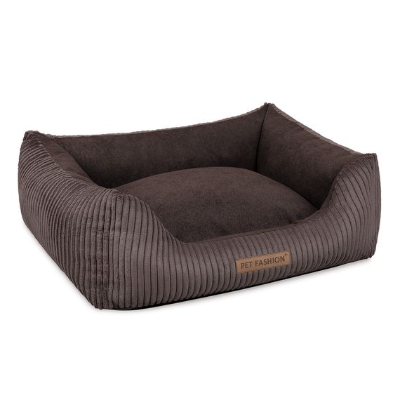 Лежак Pet Fashion DEVID для собак шоколадний 62*50*19