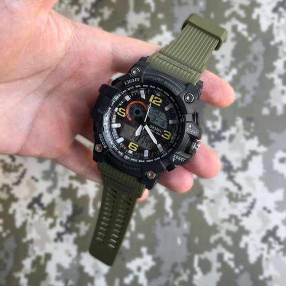 Чоловічий годинник Skmei 1283 Black-Military Wristband. | Зображення 2