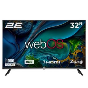 Телевізор 32&quot; 2E LED FHD 60Hz Smart WebOS Black 2E-32A07KW
